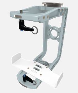 Hillaero WAPROPAQ FAA certified mountable bracket for Air Ambulance Airmed Helicopter or Fixed Wing Aircraft ISO1